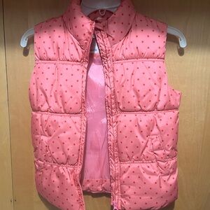 Pink Star Kids Puffer Vest